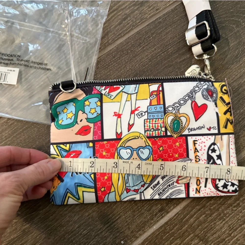 Brighton Pop Art Wristlet Clutch / crossbody /‎ Multi purpose